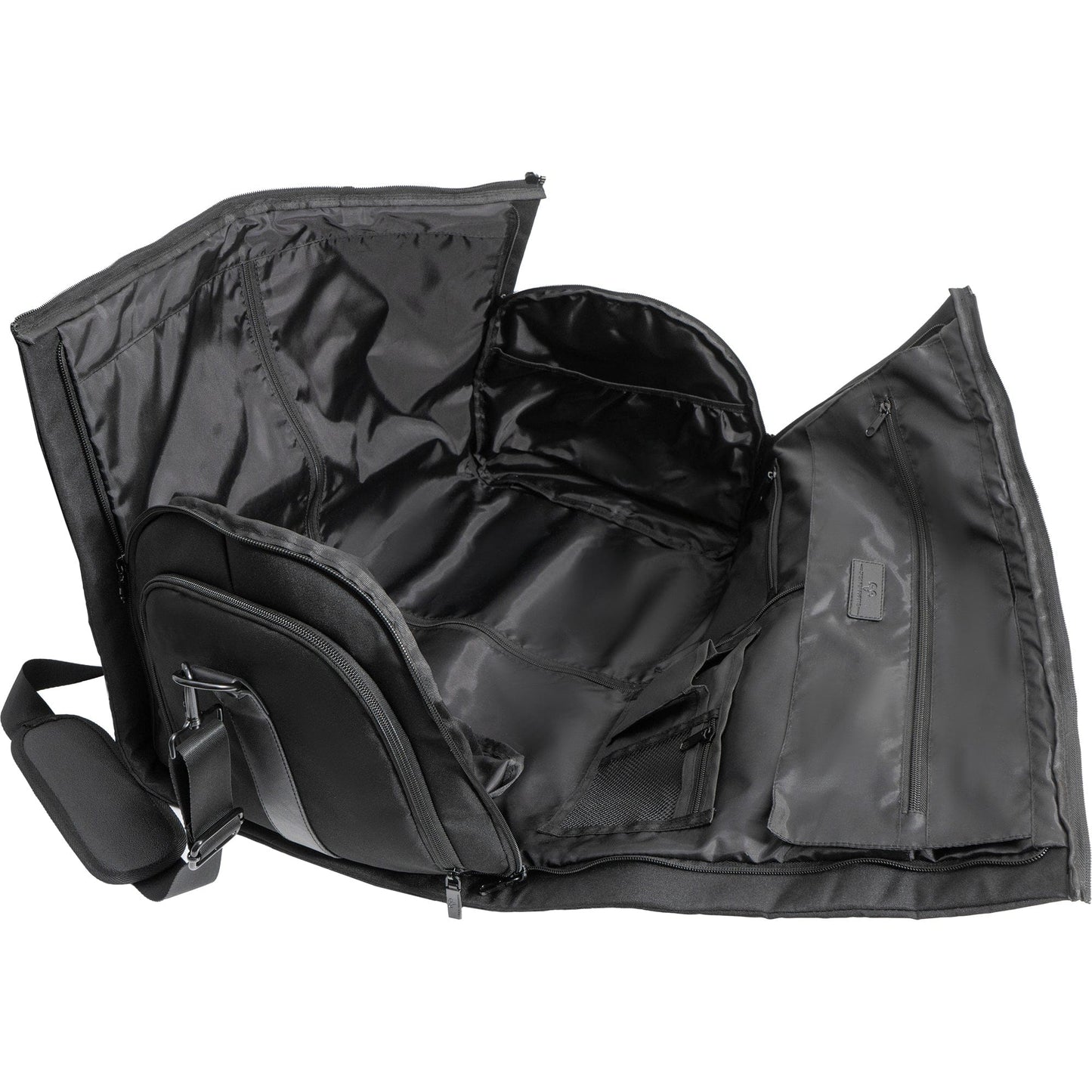 Jack Abrahams 20-In Twill Nylon Convertible Garment Bag Duffel