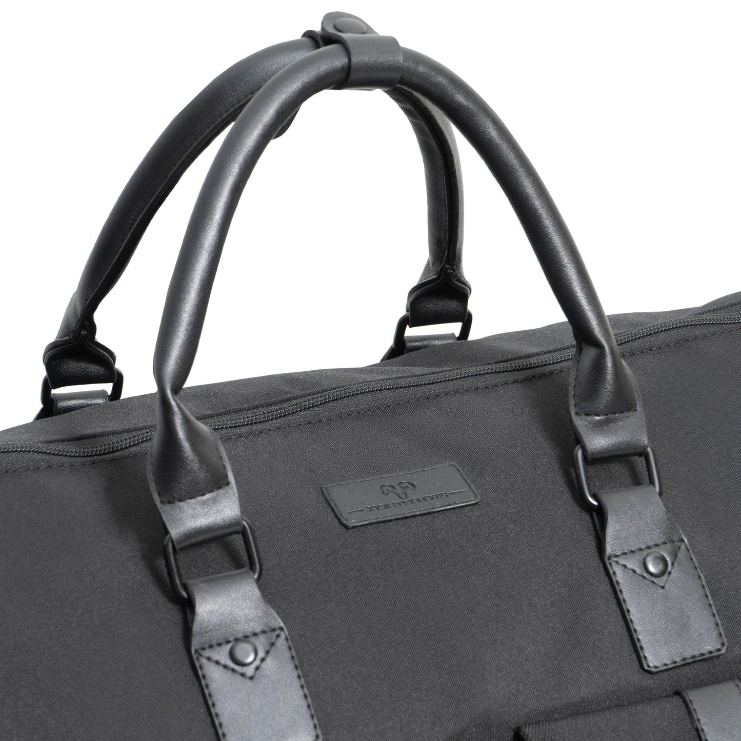Jack Abrahams 20-In Twill Nylon Convertible Garment Bag Duffel
