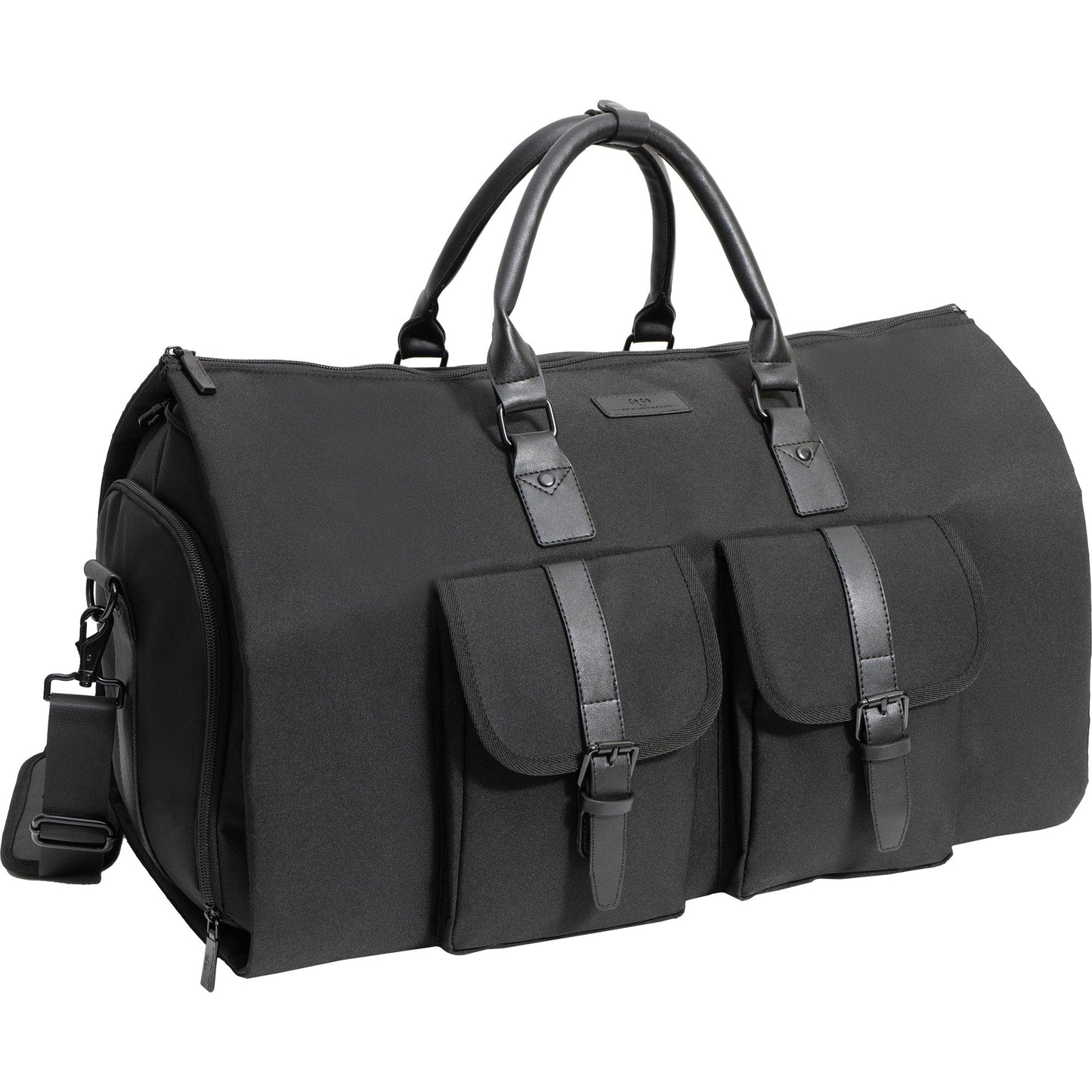 Jack Abrahams 20-In Twill Nylon Convertible Garment Bag Duffel