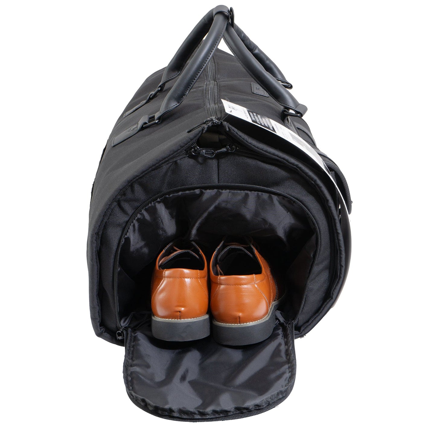 Jack Abrahams 20-In Twill Nylon Convertible Garment Bag Duffel