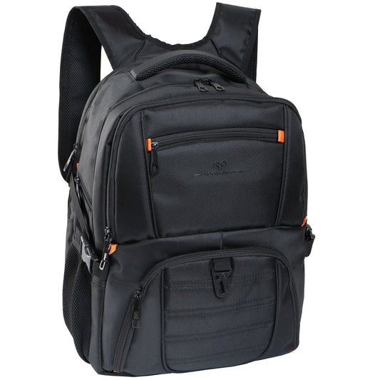 Jack Abrahams The Mason Nylon 19-Inch Workbook Travel Backpack