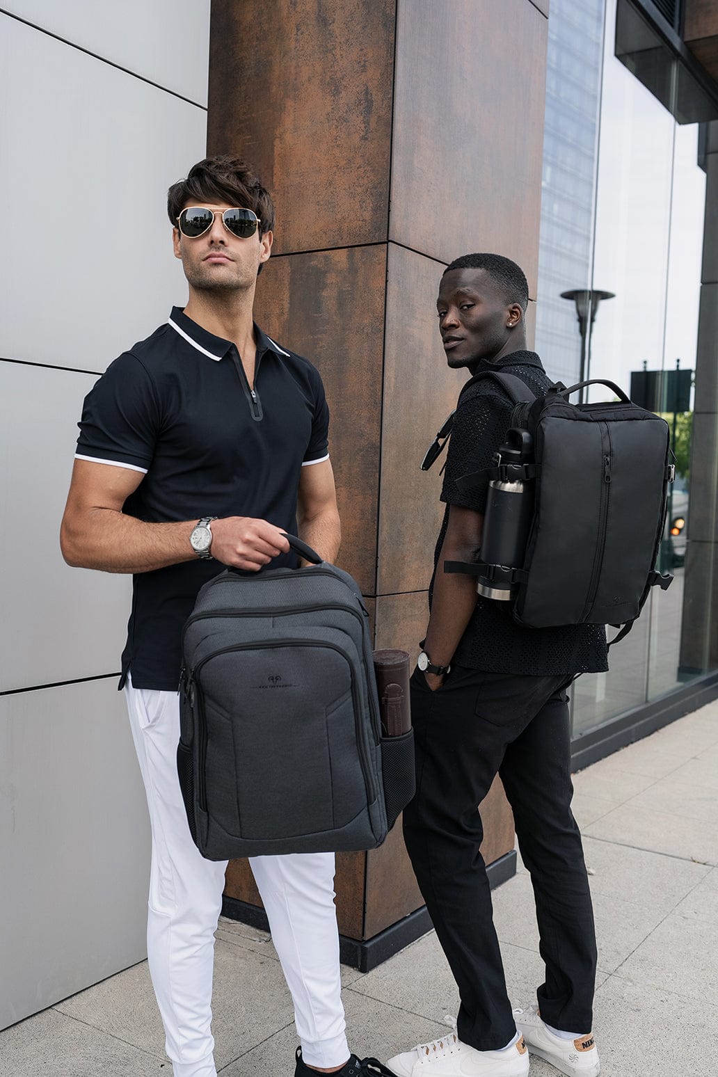 Jack Abrahams The Hudson 18-Inch Travel Laptop Backpack