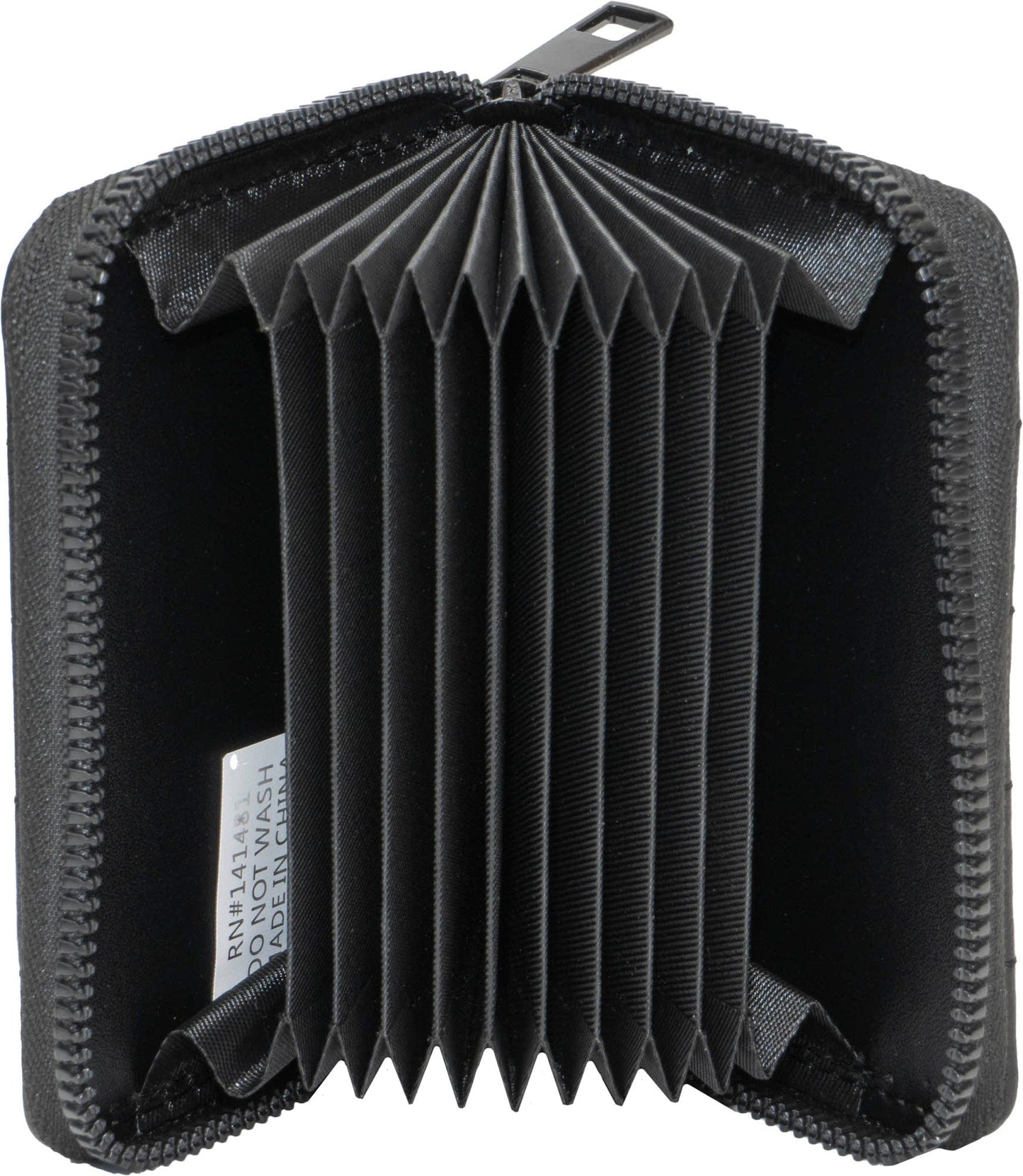 Rebecca & Rifka Smooth Tubular Quilt Medallion Zip Accordian Wallet