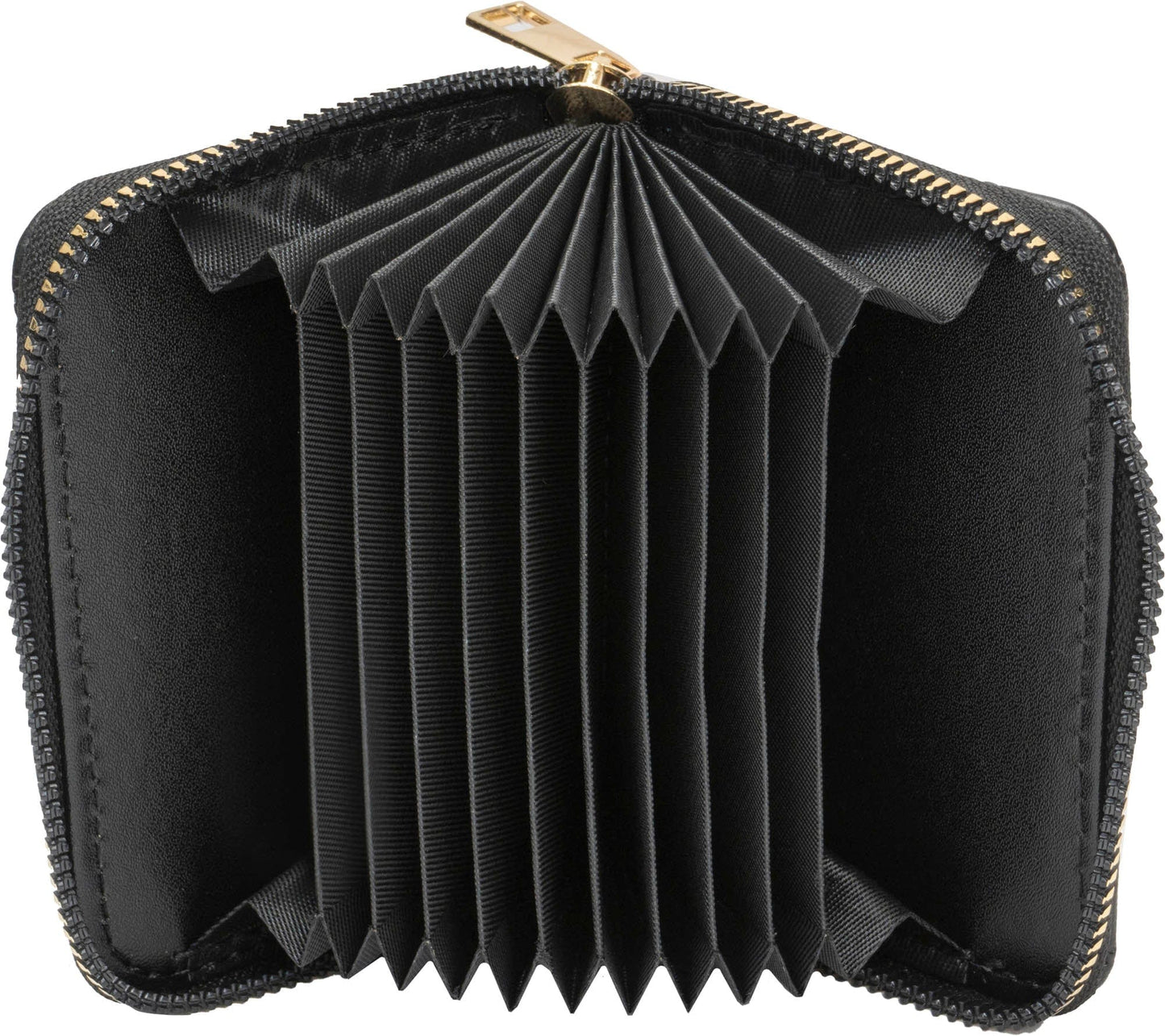 Rebecca & Rifka Smooth Tubular Quilt Medallion Zip Accordian Wallet