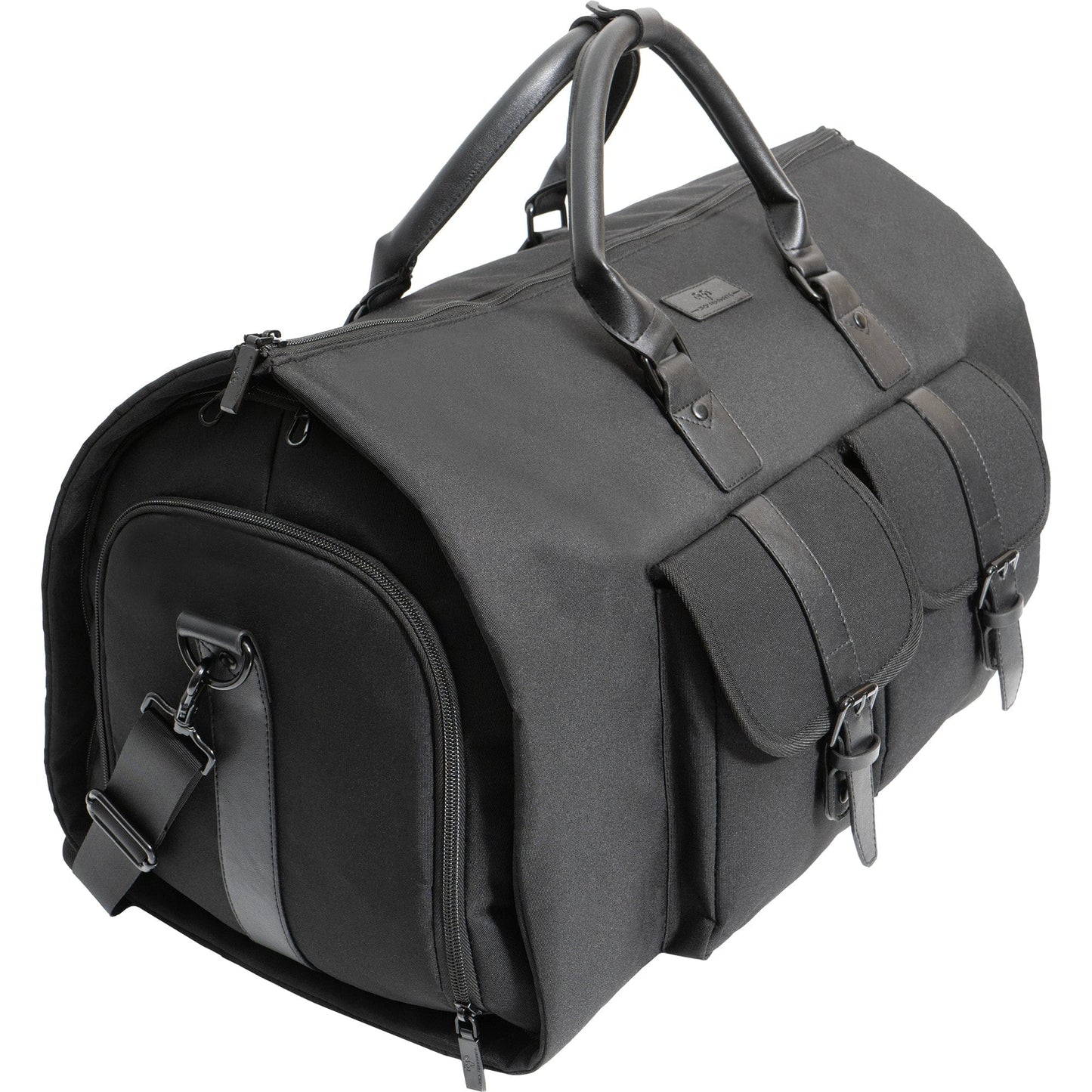 Jack Abrahams 20-In Twill Nylon Convertible Garment Bag Duffel