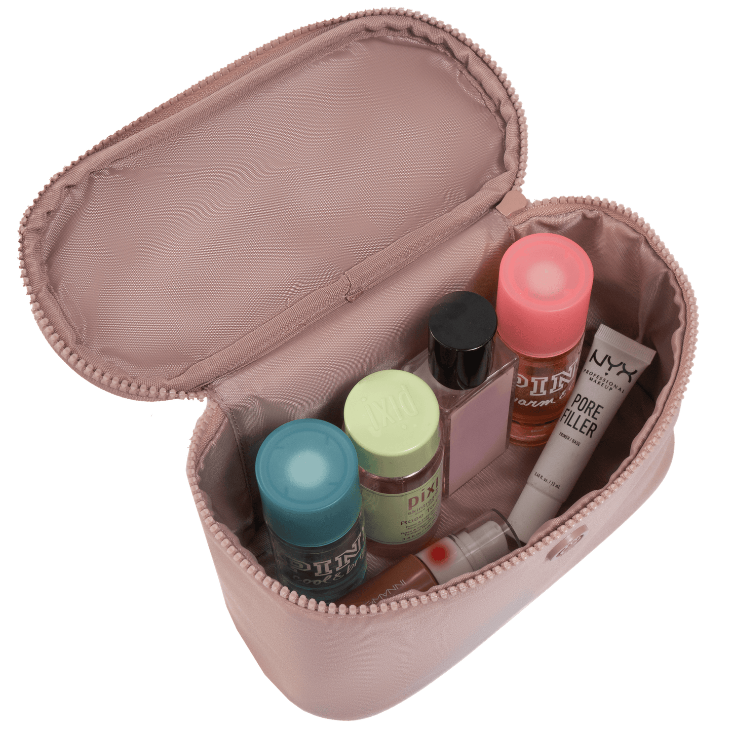 Joan & David Tonal Sport Nylon 4-Piece Clear Cosmetic Bag Set