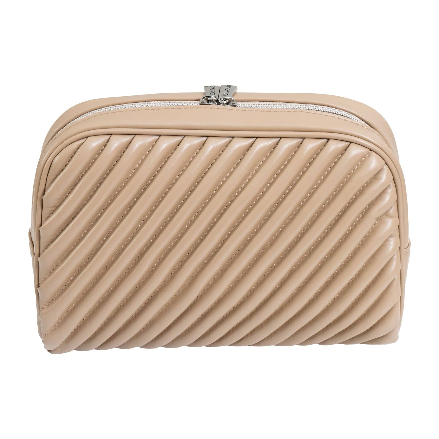 Joan & David The Diagonal Quilted Toiletry Case