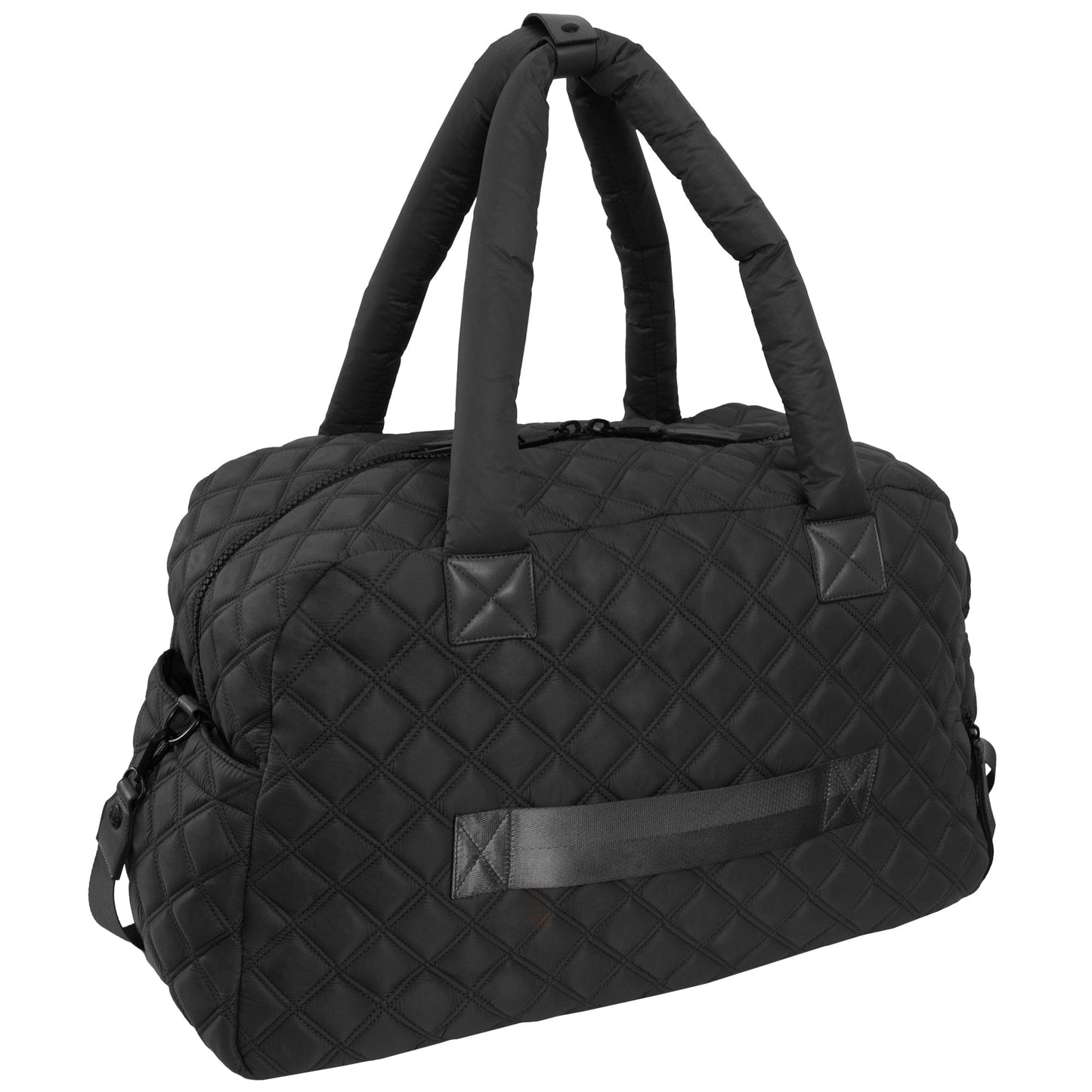 Joan & David Two Pocket Diamond Quilted 22 in. Duffel Bag