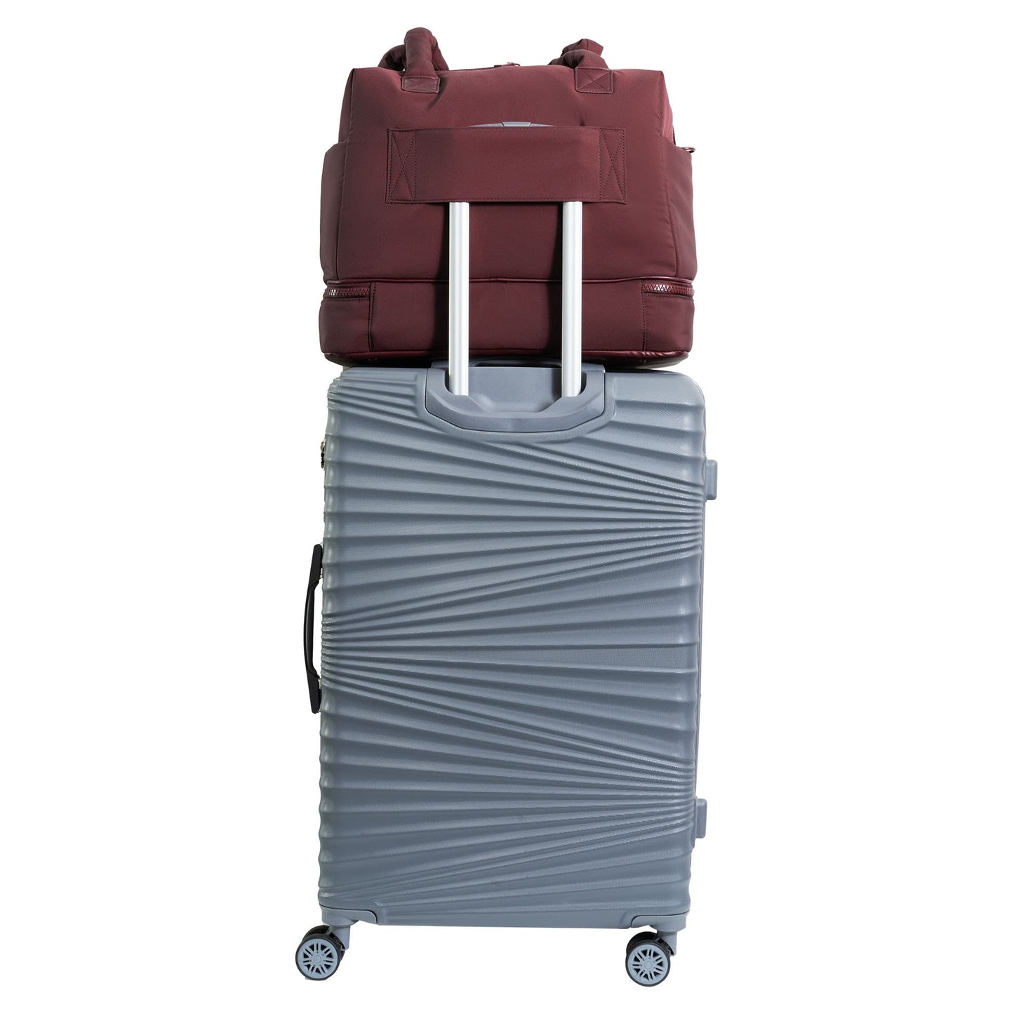 Joan & David The Lainey Sport Nylon Drop Bottom Duffel Bag